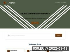 Miniaturka strony Alanet Agencja Internetowa