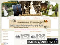Zrzut strony Portal Ślubny - Wszystko na Ślub i Wesele