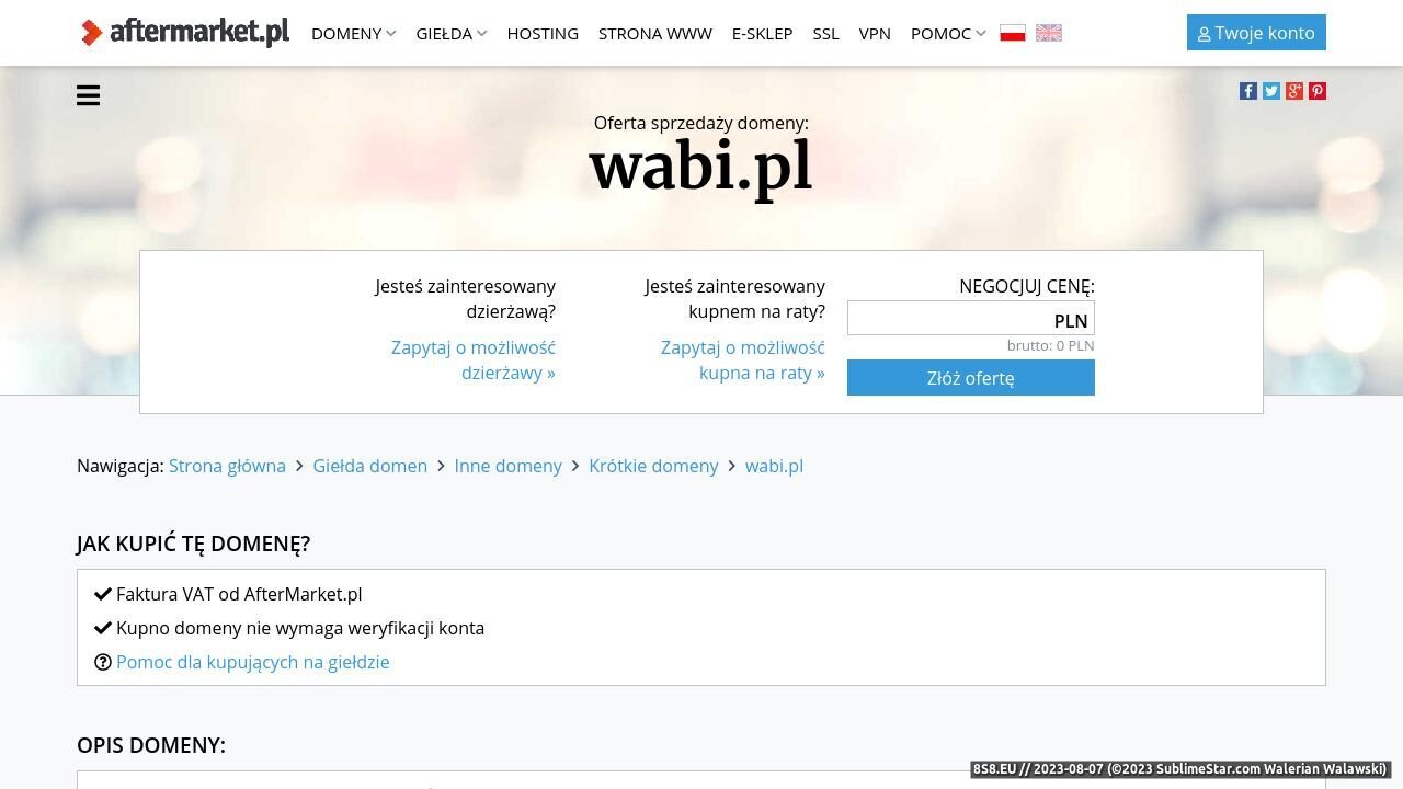 Alegro (strona www.alegro.wabi.pl - Alegro.wabi.pl)