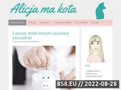 Miniaturka alicjamakota.pl (Blog lifestylowo-literacki)