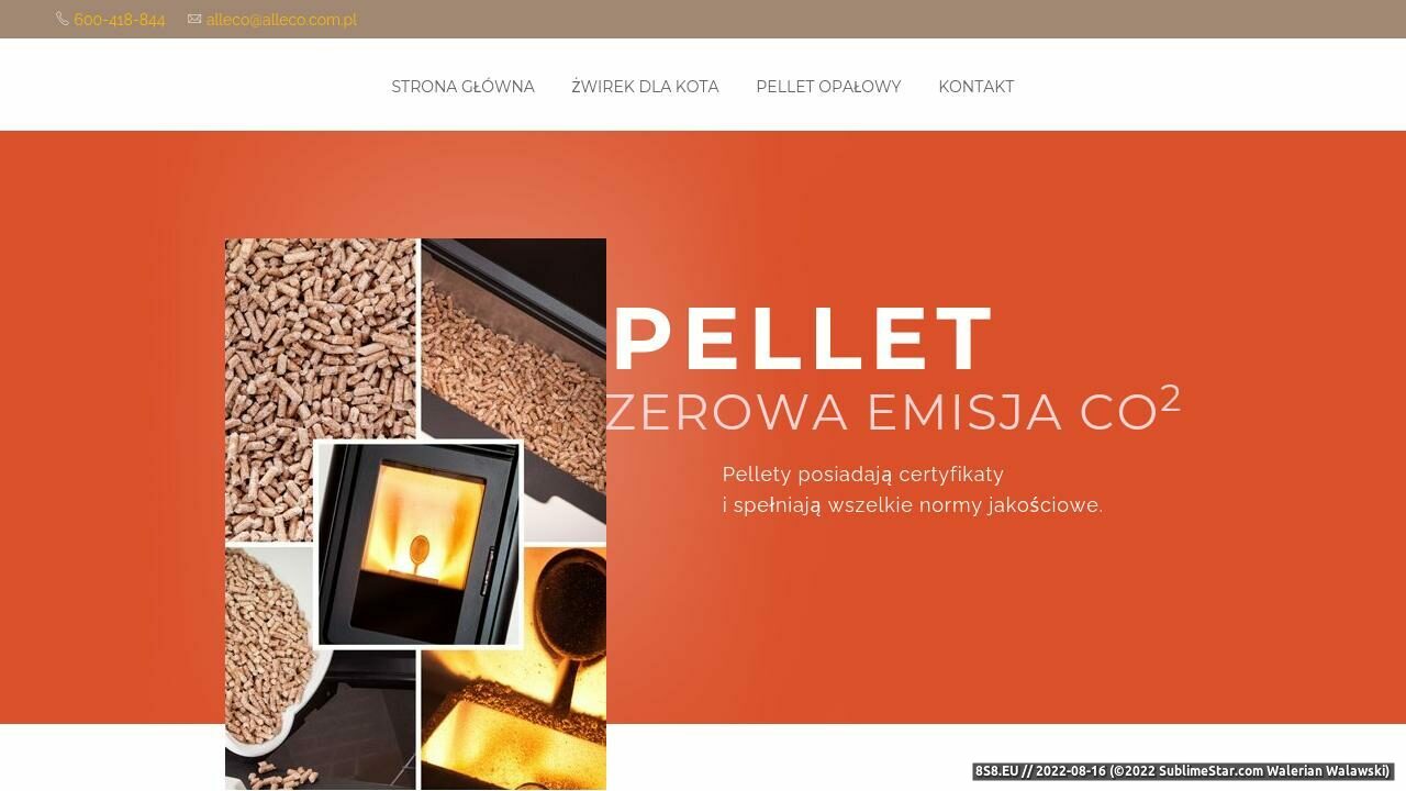 Zrzut ekranu Pellet Lublin