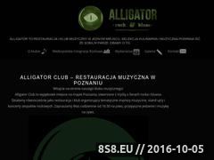 Miniaturka www.alligator-club.com (Klub muzyczny Alligator Poznań)