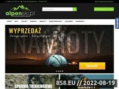 Miniaturka strony Sklep Turystyczny ALPENSKI.PL Sprzęt i odzież turystyczna