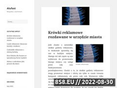 Miniaturka strony Alufast.pl - barierki drogowe