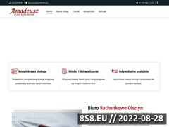 Miniaturka strony Biuro rachunkowe Amadeusz z pomoc dla projektw unijnych - Olsztyn