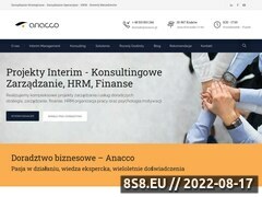 Miniaturka anacco.pl (Motywowanie pracowników i szkolenie)
