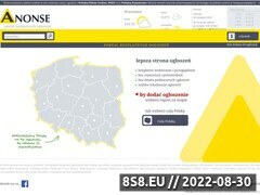 Miniaturka strony Anonse.pl - ogoszenia o prac, budowlane, motoryzacyjne