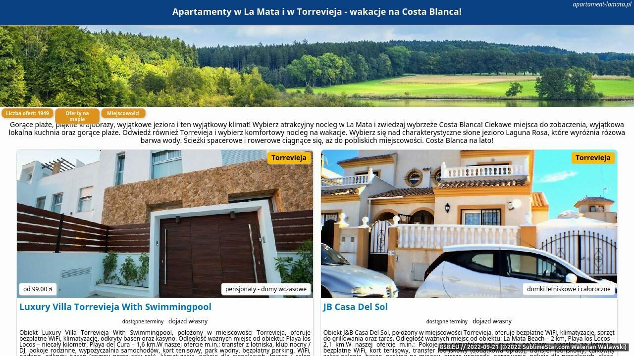Zrzut ekranu Wakacje La Mata, Torrevieja - Apartamenty