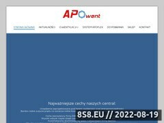 Miniaturka apowent.pl (Producent nowoczesnych rekuperatorów)