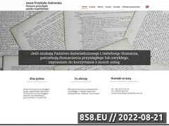 Miniaturka domeny aps-translator.com.pl
