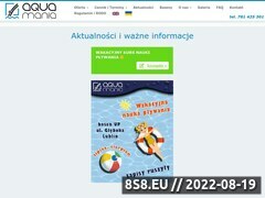 Miniaturka aquamania.lublin.pl (Nauka pływania, aqua fitness oraz ćwiczenia w wodzie)