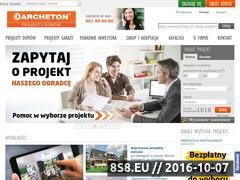 Miniaturka strony Projekty domw energooszczdnych i nowoczesnych - Archeton.pl