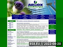 Miniaturka strony Argox Eco Energia - Świadectwa Energetyczne, Audyty, Certyfikaty