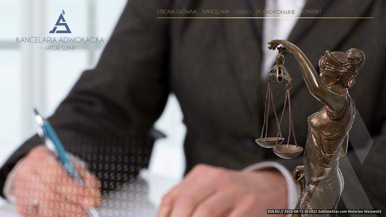 Usługi prawnicze (strona as-adwokat.pl - Adwokat Artur Ślemp)