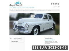 Miniaturka autadoslubu.pl (Wynajem auta na ślub i wesele w Poznaniu)