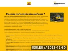 Zrzut strony Ubezpieczenia auto assistance, porównywarka auto assistance