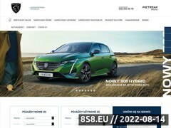 Zrzut strony ASO Peugeot w Katowicach