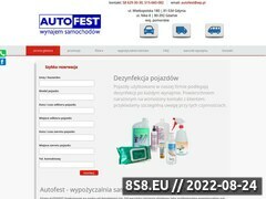 Miniaturka www.autofest.pl (Wypożyczalnia samochodów i busów - wynajem Autofest)
