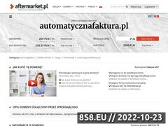 Miniaturka domeny www.automatycznafaktura.pl