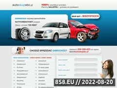 Miniaturka autoskupabc.pl (Auto Skup - skup samochodów Śląsk)