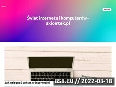Miniaturka strony Axiomtek Polska Sp. z o.o. | Komputery, monitory i obudowy przemysłowe