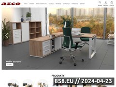Miniaturka azco.pl (<strong>meble</strong> biurowe, gabinetowe i krzesła biurowe)