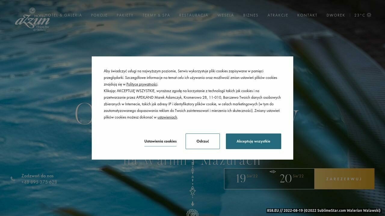 Zrzut ekranu Hotel SPA z basenem