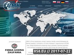 Miniaturka b-m-k.pl (Handel samochodowy oraz <strong>spedycja</strong> i transport)
