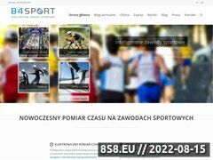 Miniaturka b4sport.pl (Pomiar czasu na zawodach i wsparcie imprez)