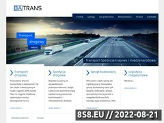 Miniaturka ba-trans.pl (Transport, handel materiałami budowlanymi i opałem - Ba-trans)