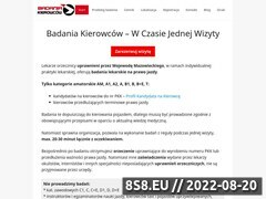 Zrzut strony Badania kierowcw Warszawa