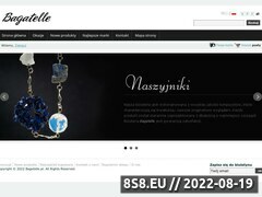 Miniaturka domeny www.bagatelle.pl