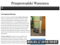 Zrzut strony Usługi transportowe i przeprowadzki mieszkań, firm w Warszawie