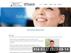 Zrzut strony Usługi stomatologiczne Białystok