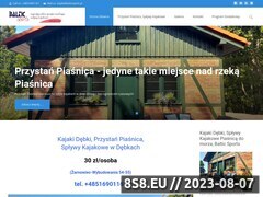 Miniaturka balticsports.pl (Kajaki Dębki - <strong>spływy kajakowe</strong> Piaśnicą)