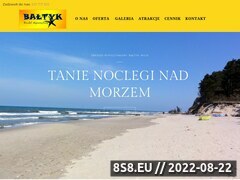 Miniaturka www.baltykwicie.pl (Noclegi i wczasy nad morzem w Darłowie)