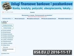 Miniaturka bankier.cyniek.pl (Serwis usług finansowych)