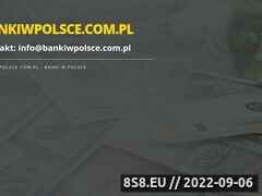 Zrzut strony Największe banki w Polsce