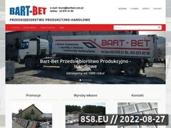 Miniaturka strony Bart-Bet: bloczki betonowe, materiay budowlane