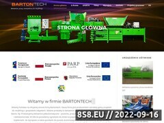Miniaturka strony Bartontech - Belownice i prasy do odpadw i mieci
