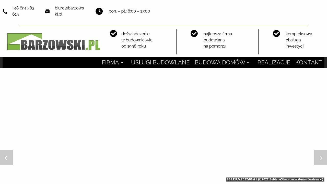 Firma budowlana Gdańsk - barzowski.pl (strona www.barzowski.pl - Barzowski.pl)