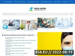 Miniaturka baza-lekow.com.pl (Opinie o lekach, wskazania, dawkowanie i skład)