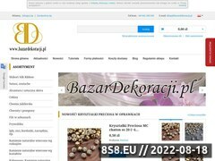 Miniaturka strony Pasmanteria BazarDekoracji.pl