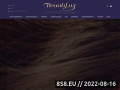 Zrzut strony Instytut Kształcenia Kosmetycznego Beauty Lux