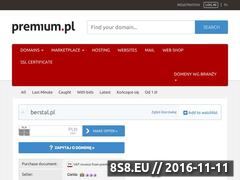 Miniaturka domeny www.berstal.pl