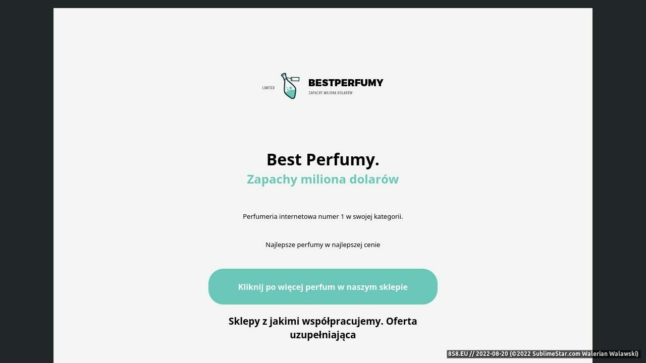 Bestperfumy.pl - doskonałe perfumy w najlepszej cenie (strona www.bestperfumy.pl - Bestperfumy.pl)