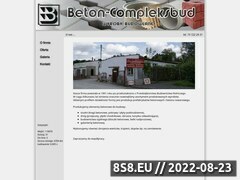 Zrzut strony BETON-COMPLEKSBUD SP. Z O.O. wyroby betonowe