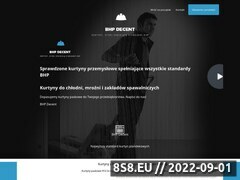 Miniaturka strony BHP decent - Usugi BHP - Dokumentacja - Szkolenia