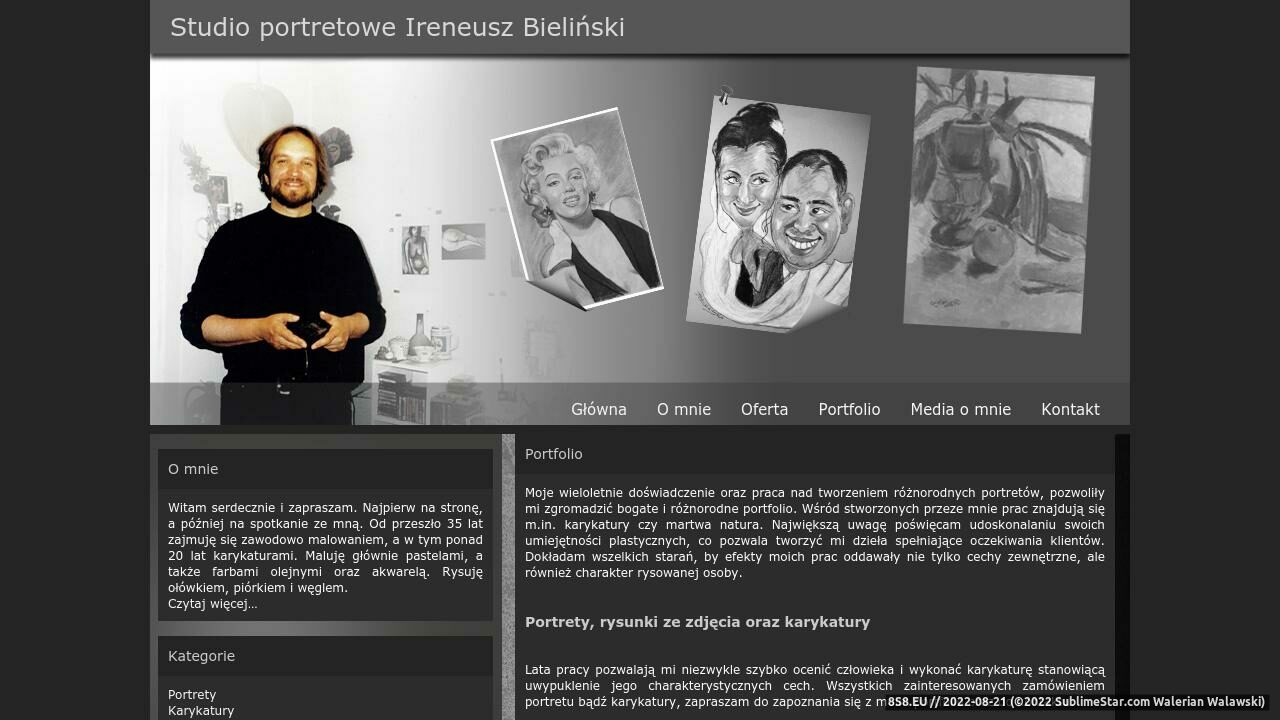 Studio portretowe Ireneusz Bieliński - portrety Warszawa (strona bielinski.com.pl - Bielinski.com.pl)