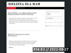 Miniaturka domeny www.bielizna-dla-mam.pl